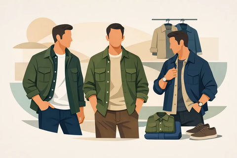 How to Layer Utility Shirts Well