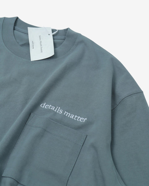 AWS t-shirt AWS HEAVY WEIGHT POCKET T-SHIRT - DETAILS MATTER