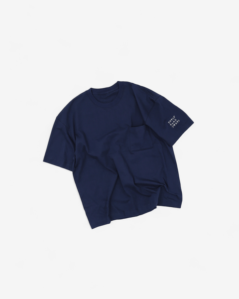 AWS t-shirt NAVY / MEDIUM AWS HEAVY WEIGHT POCKET T-SHIRT - LS