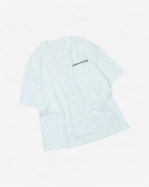 AWS t-shirt AWS HEAVY WEIGHT POCKET T-SHIRT - POSITIVE THINKING