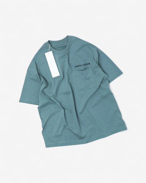 AWS t-shirt AWS HEAVY WEIGHT POCKET T-SHIRT - POSITIVE THINKING