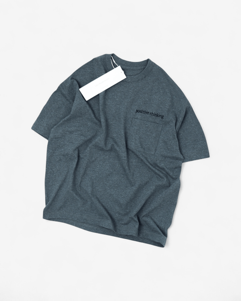 AWS t-shirt AWS HEAVY WEIGHT POCKET T-SHIRT - POSITIVE THINKING