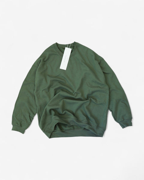 AWS sweatshirts MILITARY GREEN / MEDIUM AWS USA UNISEX OVERSIZED SWEATSHIRT