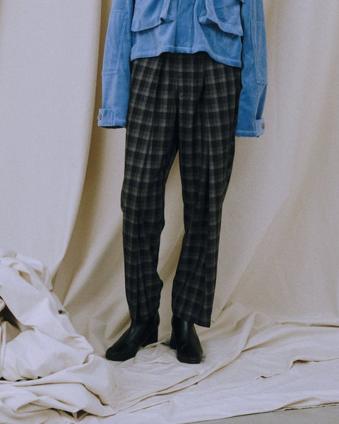 WORKWARE pants CHECKS / ONE SIZE (28"-38") CA PANTS #689