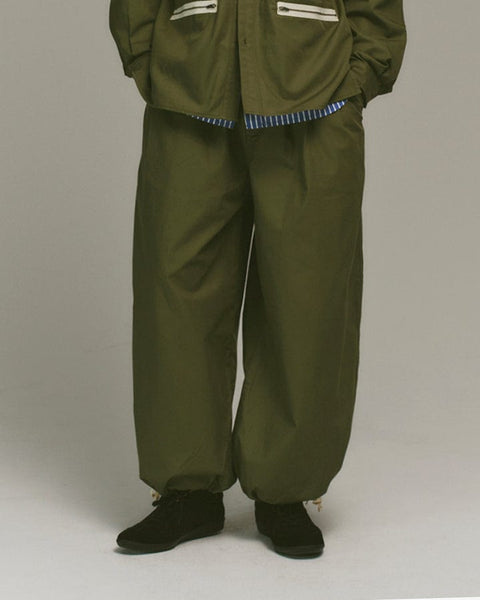 WORKWARE pants GREEN / SMALL (W28" - W32") COTTON TWILL SURPLUS PANTS #728