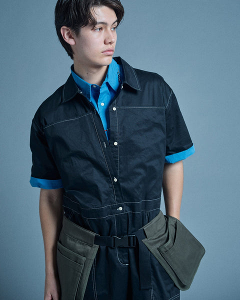 WORKWARE pants FINE COTTON JUMPSUIT #699