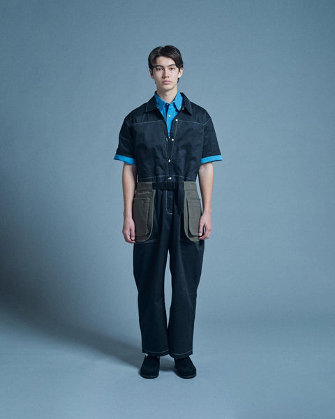 WORKWARE pants FINE COTTON JUMPSUIT #699