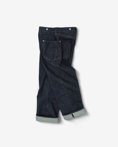 WORKWARE pants DENIM / W28 HARD TWIST DENIM CARPENTER WIDE JEANS #651