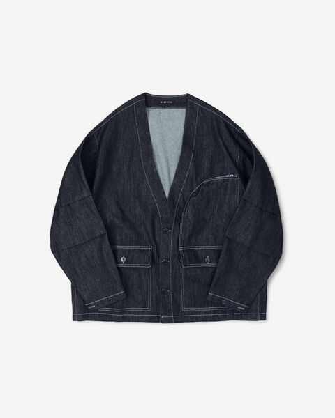 WORKWARE jackets DENIM / SMALL HEAVY TWILL COTTON CARDIGAN #670