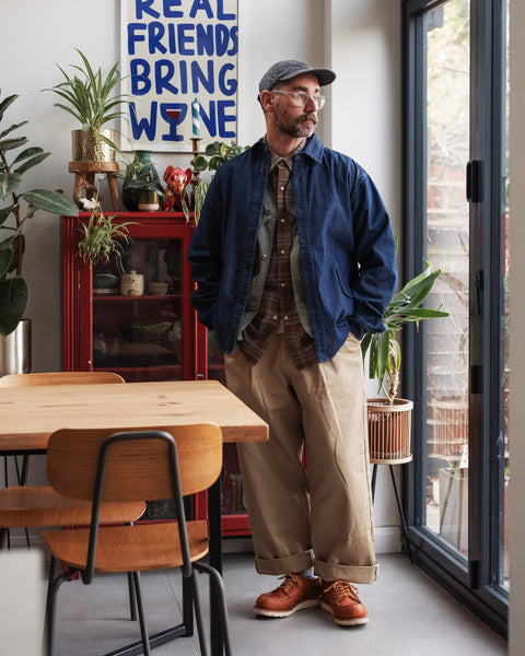 WORKWARE pants HEAVY TWILL WIDE CHINO #701