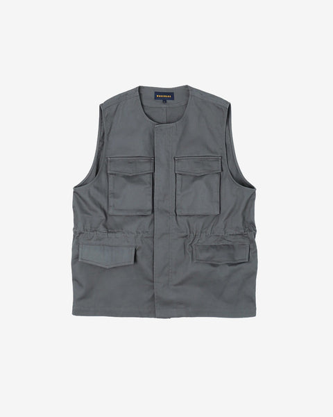 WORKWARE HC CO jackets GREY / SMALL M65 VEST #610