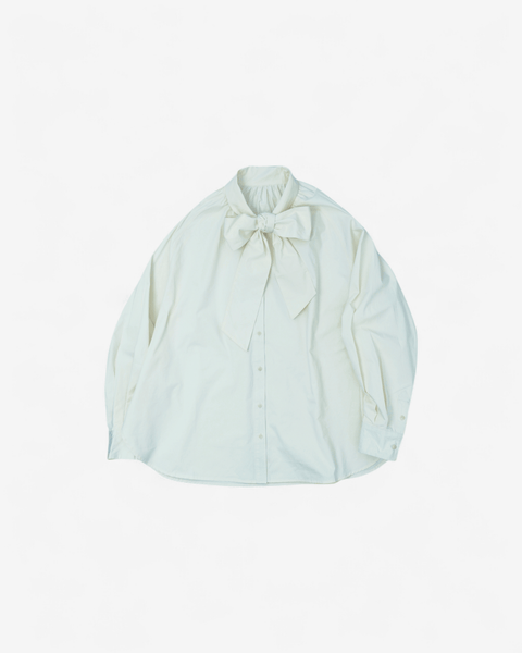 mrs.workware tops MRS.WORKWARE BOWTIE SHIRT #743