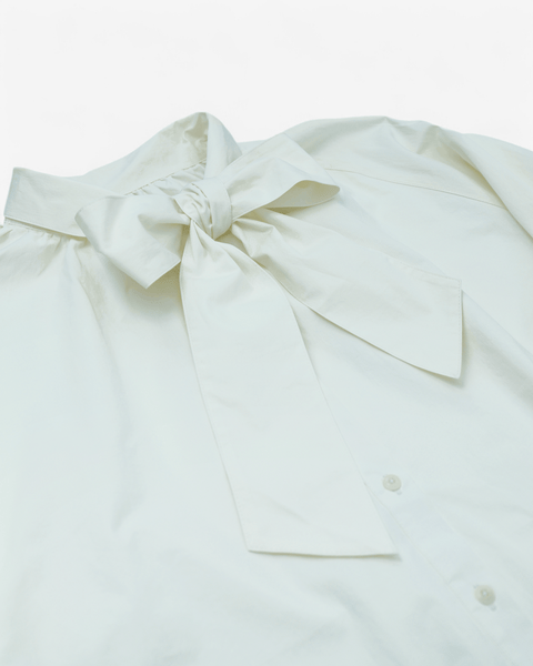 mrs.workware tops MRS.WORKWARE BOWTIE SHIRT #743