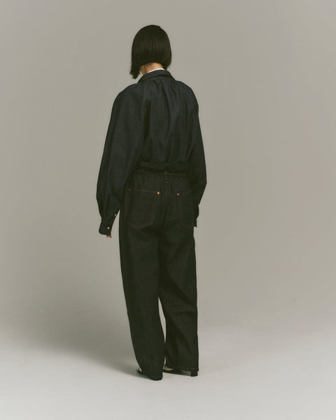 mrs.workware tops MRS.WORKWARE BOWTIE SHIRT #743