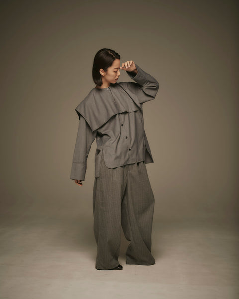 mrs.workware shirt MRS.WORKWARE CAPE SHIRT #760