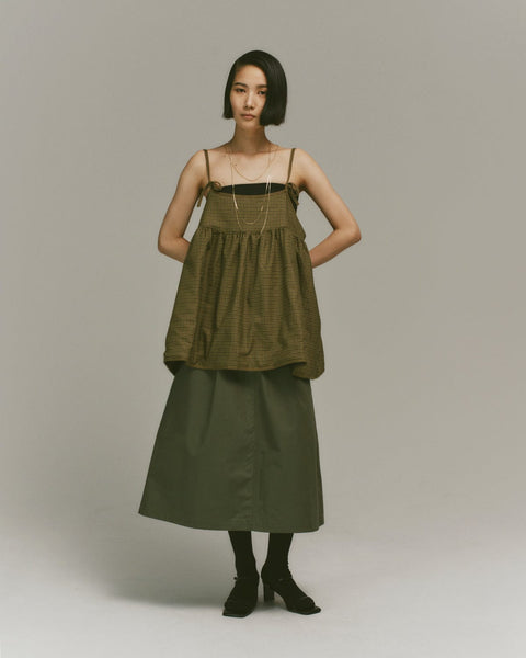 mrs.workware skirts GREEN / ONE SIZE ( " - ") MRS.WORKWARE CHINO SKIRT #744