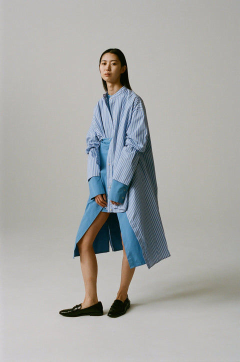 mrs.workware one-pieces STRIPE / ONE SIZE MRS.WORKWARE FINE COTTON 2-WAY ONE PIECE #641