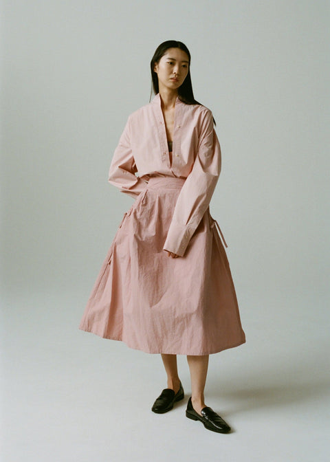 mrs.workware shirt MRS.WORKWARE FINE COTTON 2-WAY SHIRT #664