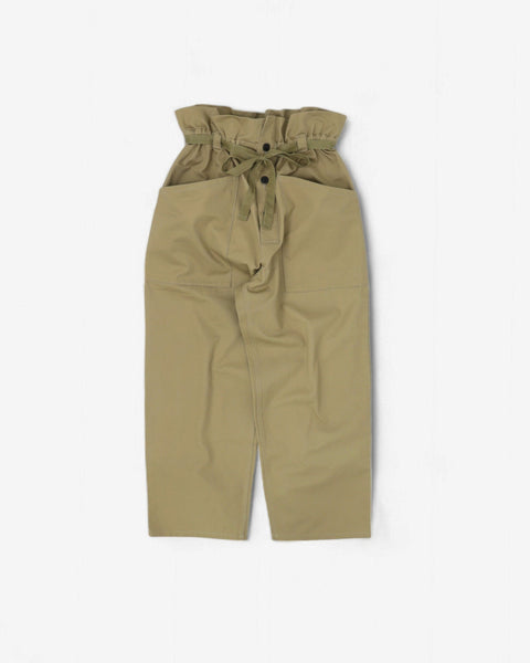 mrs.workware pants KHAKI / ONE SIZE MRS.WORKWARE HEAVY TWILL HIGH WAIST CHINO #709