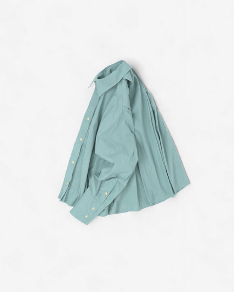 mrs.workware shirt MRS.WORKWARE LIGHT COTTON BACK PLEATS SHIRT #716