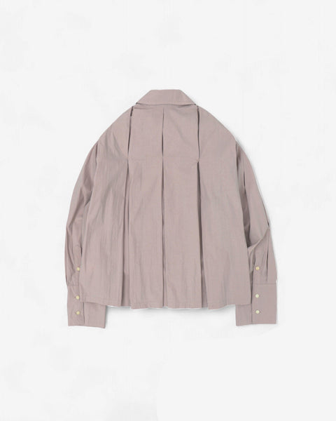 mrs.workware shirt MRS.WORKWARE LIGHT COTTON BACK PLEATS SHIRT #716