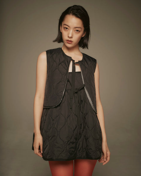 mrs.workware tops MRS.WORKWARE REVERSIBLE LINER VEST #690