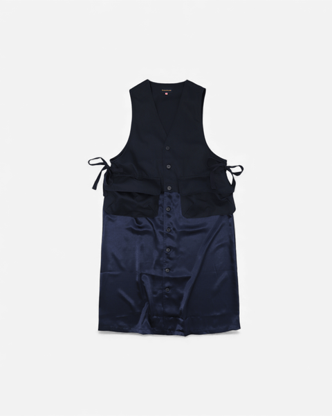 mrs.workware one-pieces NAVY / ONE SIZE MRS.WORKWARE SATIN FIELD ONE PIECE #616