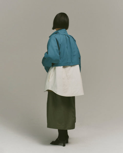 mrs.workware shirt MRS.WORKWARE SILK COTTON SHORT JACKET #737