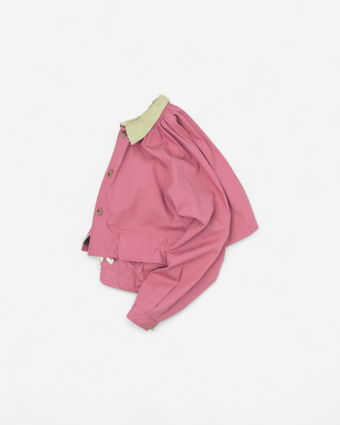 mrs.workware shirt MRS.WORKWARE SILK COTTON SHORT JACKET #737