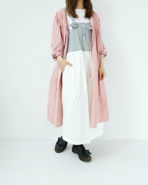 mrs.workware one-pieces GREY/WHITE / ONE SIZE MRS.WORKWARE SWEAT DRESS #640