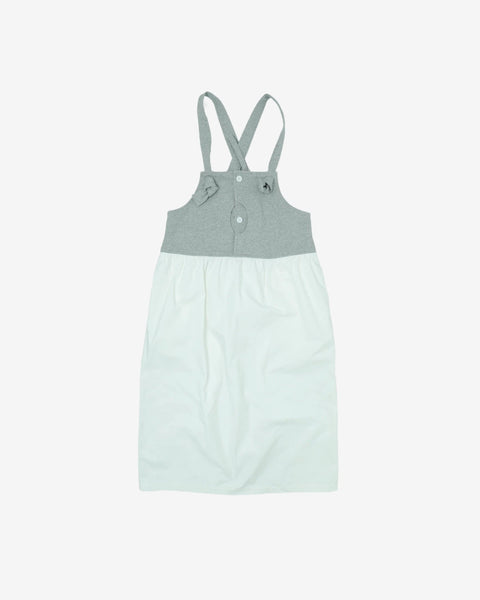 WORKWARE HC CO dress GREY/WHITE / ONE SIZE MRS.WORKWARE SWEAT DRESS #640