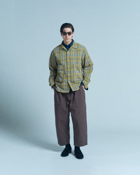 WORKWARE shirt OPEN COLLAR TWILL SHIRT #706