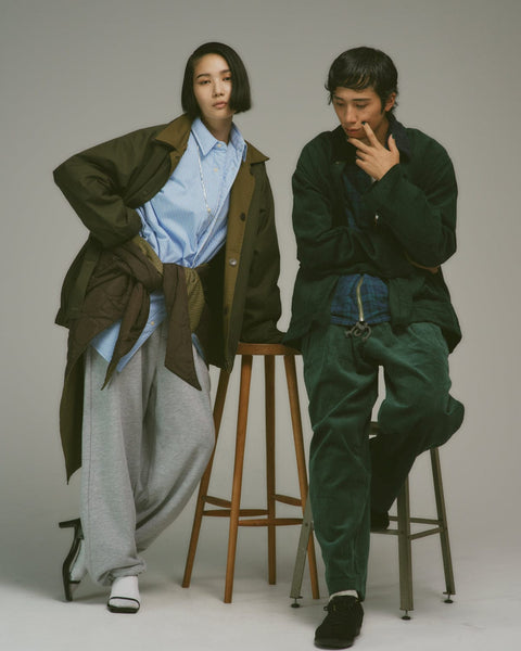 WORKWARE jackets REVERSIBLE DOUBLE COLLAR JACKET #736