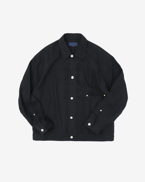 WORKWARE jackets BLACK / MEDIUM SALARY TRUCKER JACKET #593