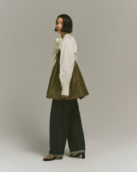 WORKWARE pants SELVEDGE DENIM WEEKEND WIDE JEANS #497