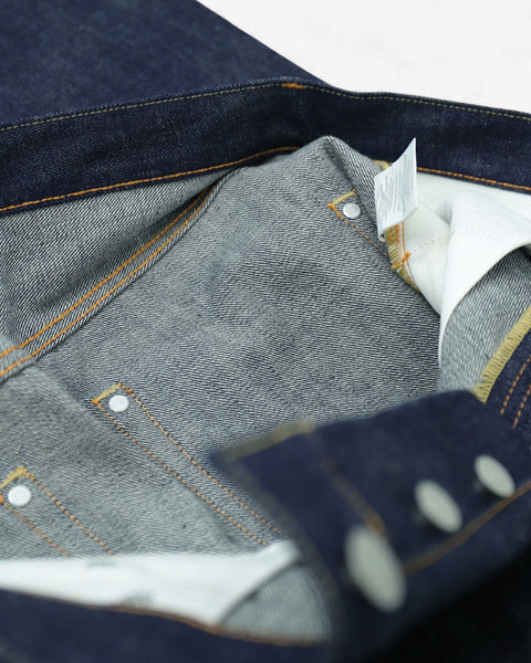 WORKWARE pants SELVEDGE DENIM WEEKEND WIDE JEANS #497