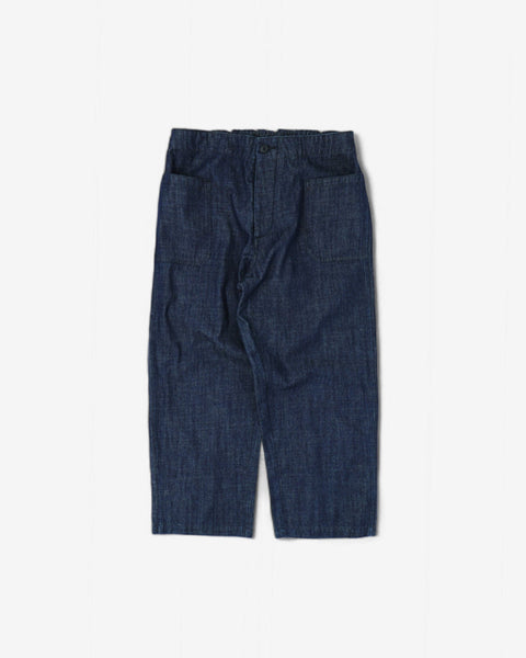 WORKWARE pants DENIM / SMALL (W24" - W32") SLUB DENIM PANTS #707