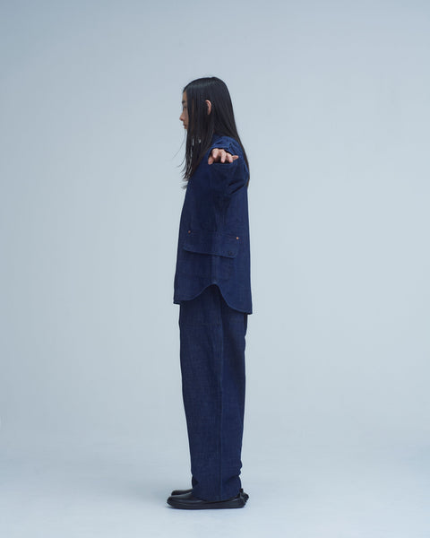 WORKWARE shirt SLUB DENIM SHIRT #704