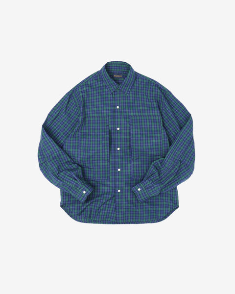 WORKWARE shirt CHECKS / MEDIUM SOFT COTTON DECK SHIRT #675