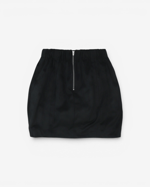 mrs.workware skirts MRS.WORKWARE SUEDE BALLOON MINI SKIRT #754