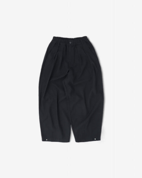 WORKWARE pants BLACK / SMALL (W24" - W32") UNISEX BALLOON SALARY SLACKS #444