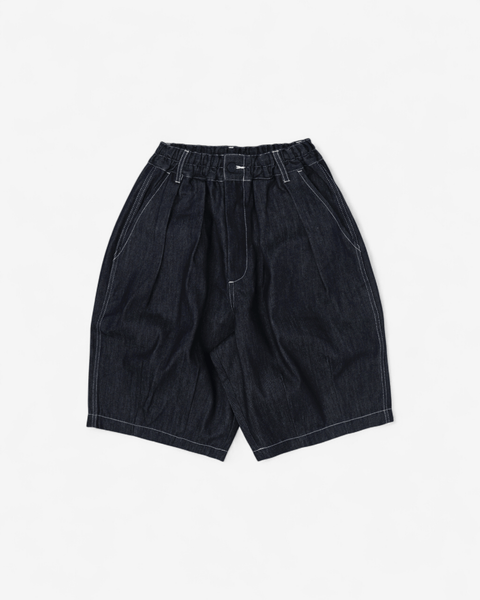 WORKWARE shorts DENIM / SMALL (W24" - W32") UNISEX BALLOON SHORTS #445