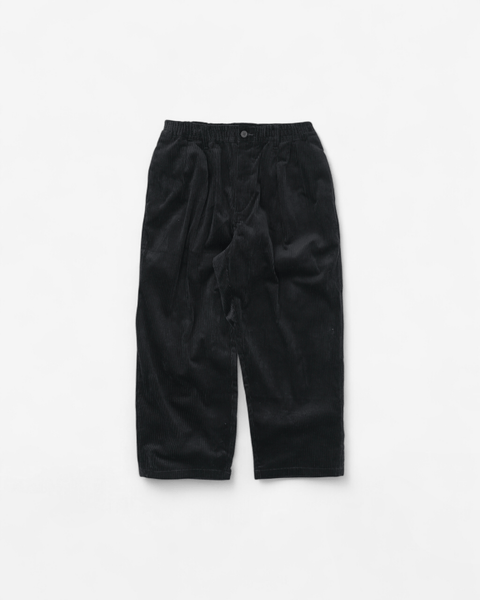 WORKWARE pants CHARCOAL BLACK / SMALL (W24" - W32") UNISEX CORDUROY WIDE PANTS #682