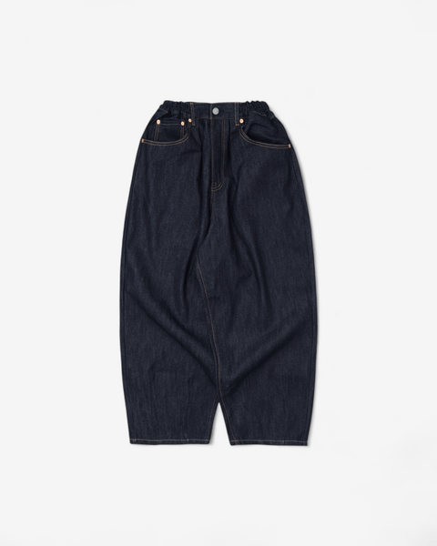 WORKWARE pants UNWASHED / SMALL (W24" - W32") UNISEX DENIM BALLOON JEANS #451