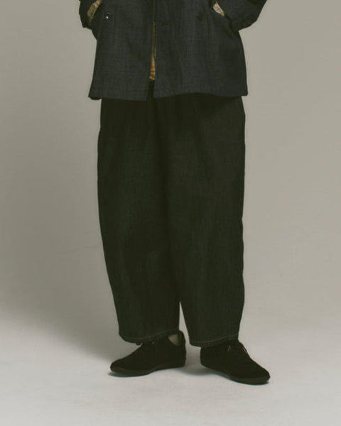 WORKWARE pants UNWASHED / SMALL (W24" - W32") UNISEX DENIM BALLOON JEANS #451