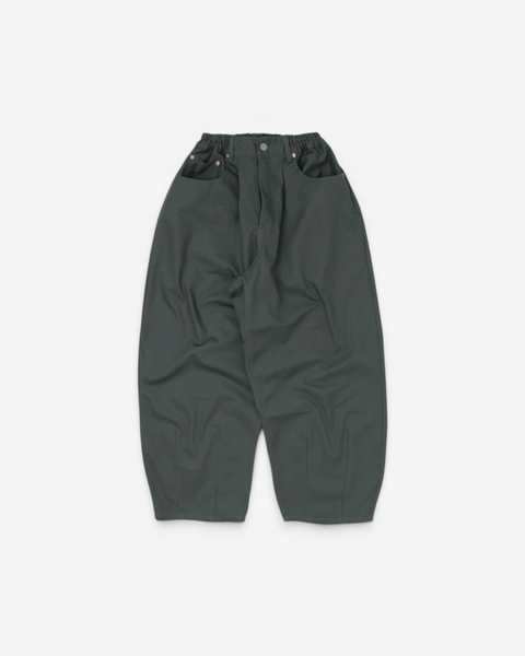 WORKWARE pants CHARCOAL / SMALL (W24" - W32") UNISEX HEAVY TWILL BALLOON PANTS #647