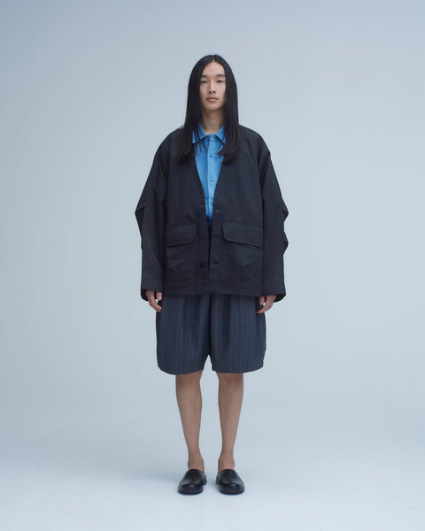 WORKWARE jackets BLACK / SMALL UNISEX WATER REPELLENT RAILROAD CARDIGAN #702