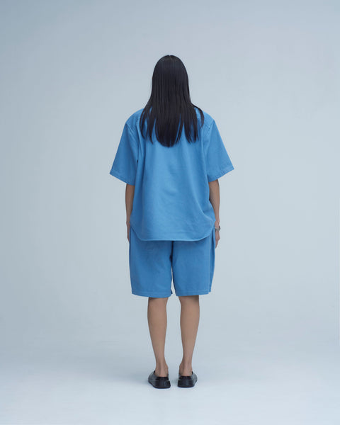 WORKWARE shorts WASHED DENIM SHORTS #653