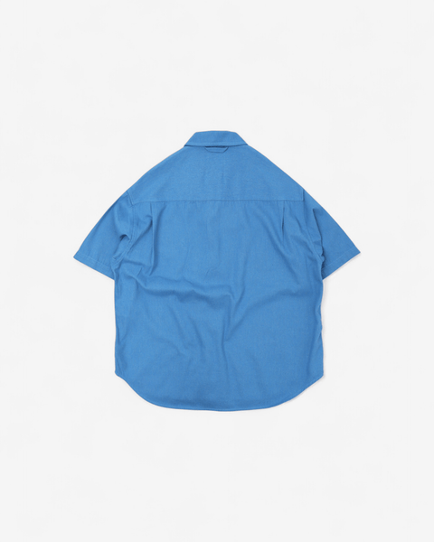 WORKWARE shirt WASHED DENIM SS SHIRT #746