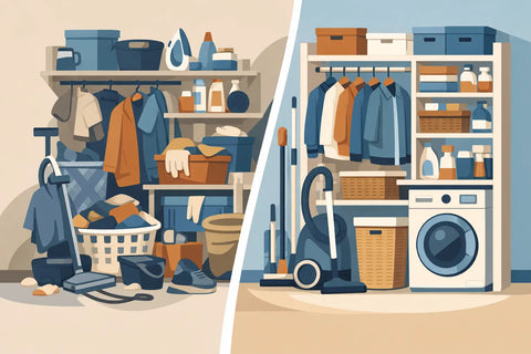 Utility Wardrobe Before and After